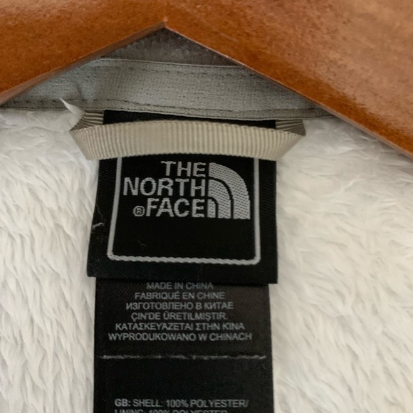 North face women’s white and grey full zipper - Picture 5 of 6